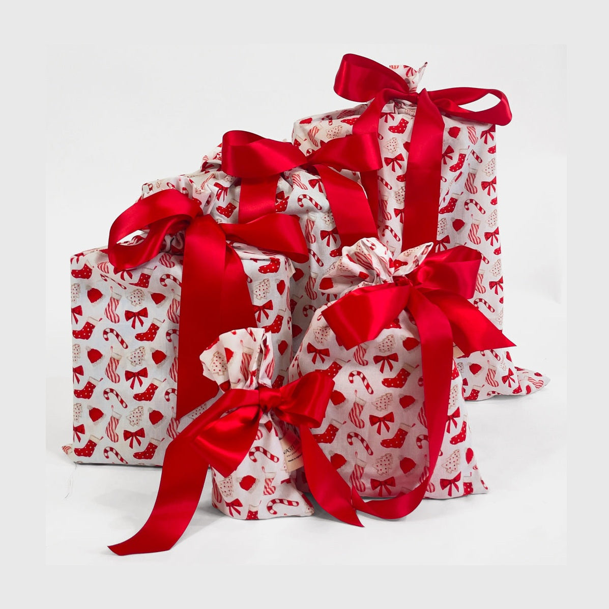 Christmas Cookies and Candy (Reusable Gift Bag Set)
