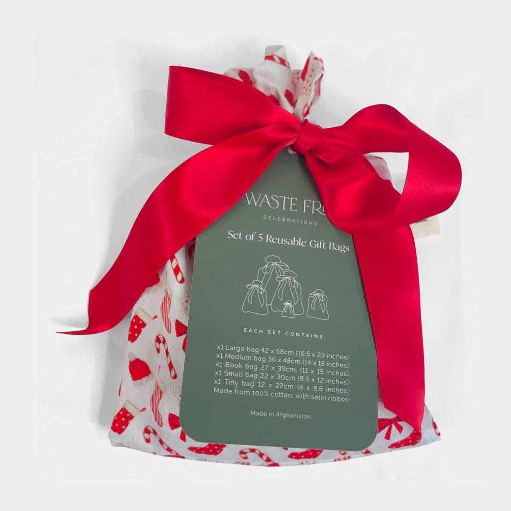 Christmas Cookies and Candy (Reusable Gift Bag Set)