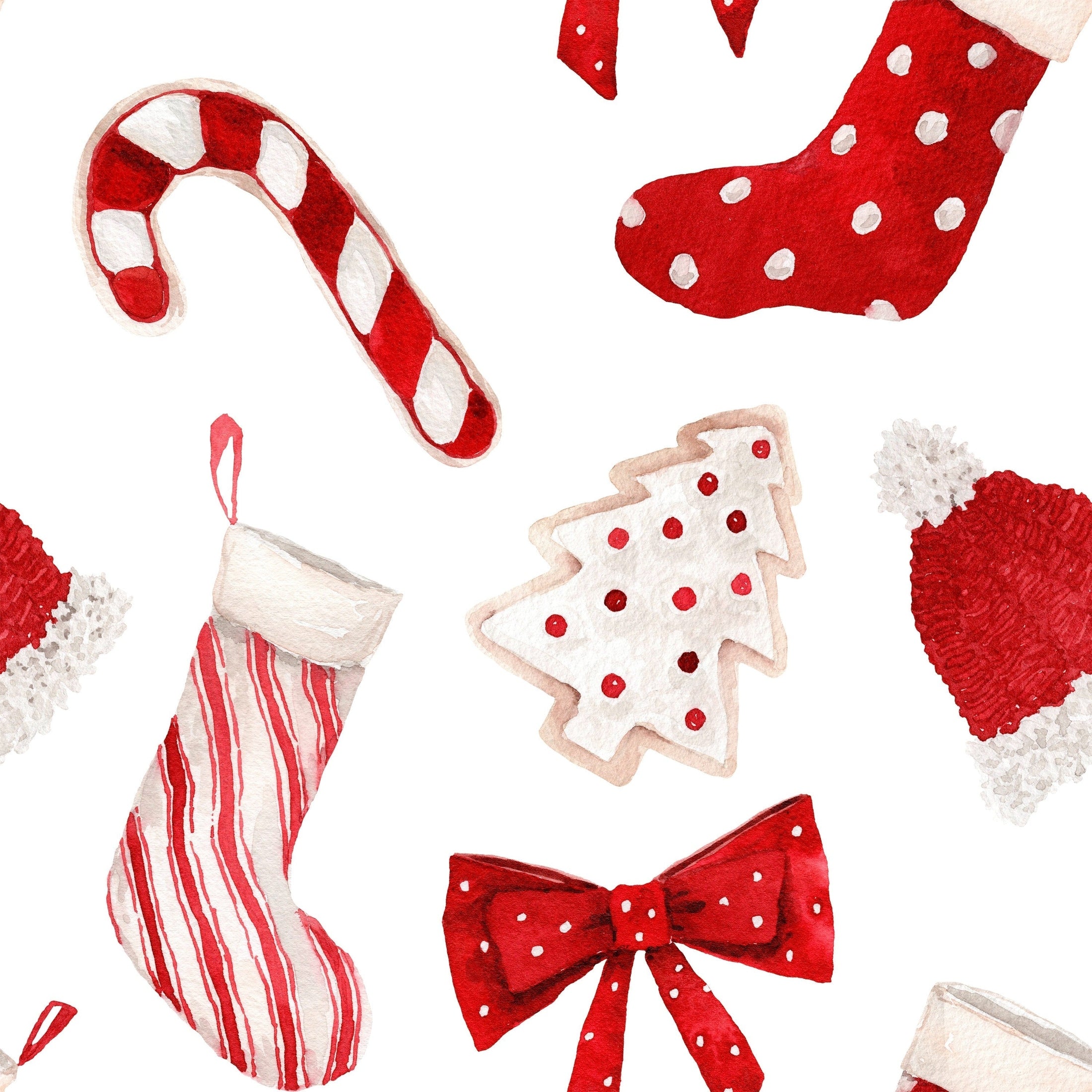 Christmas Cookies and Candy (Reusable Gift Bag Set)