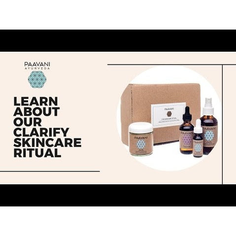 Clarify Skincare Ritual | Sample Size Ayurvedic Skincare Kit for Blemish-Prone Skin