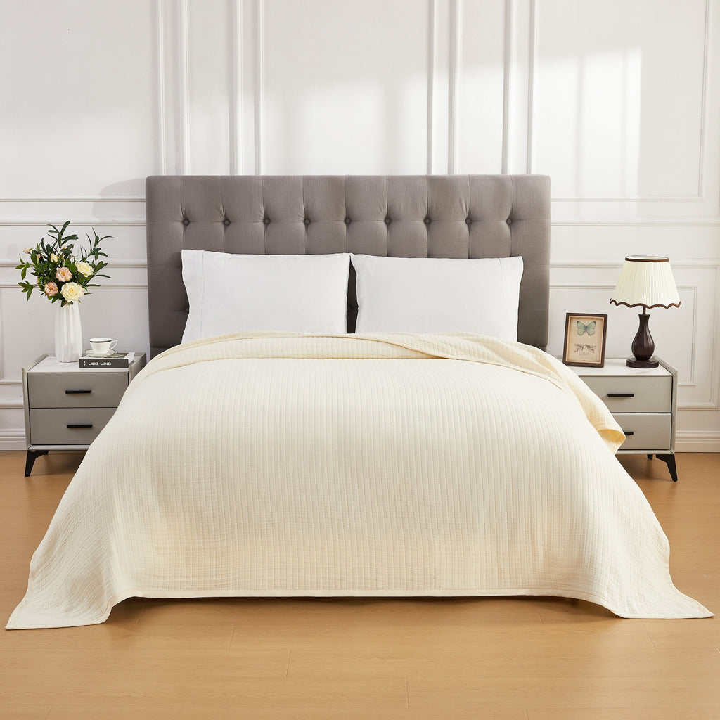 Cloud Cotton Gauze Blanket by Mélange Home