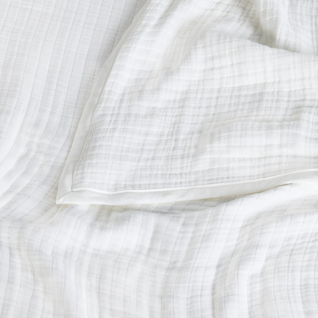 Cloud Cotton Gauze Blanket by Mélange Home