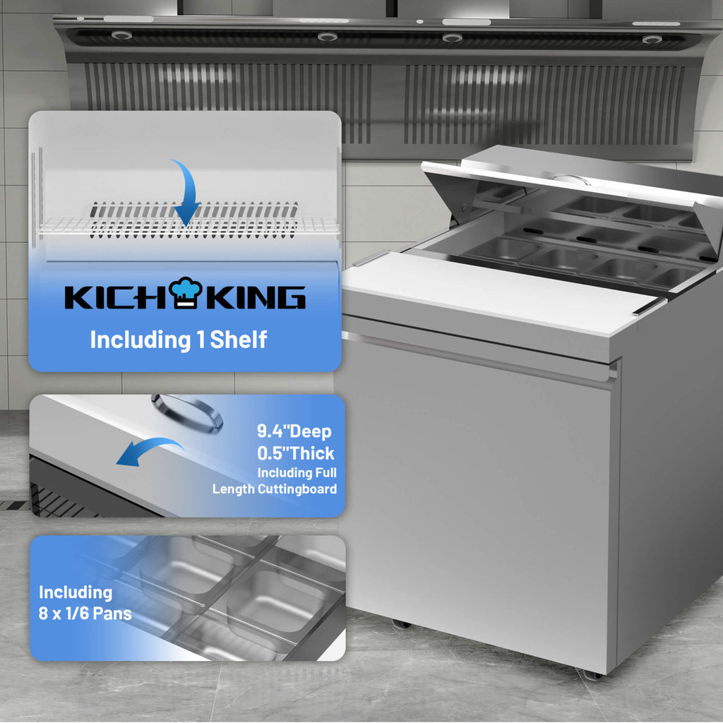 Commercial-Grade Ultra-Stainless-Steel Prep Table Heavy-Duty Unit | SAKSBY WHOLESALE