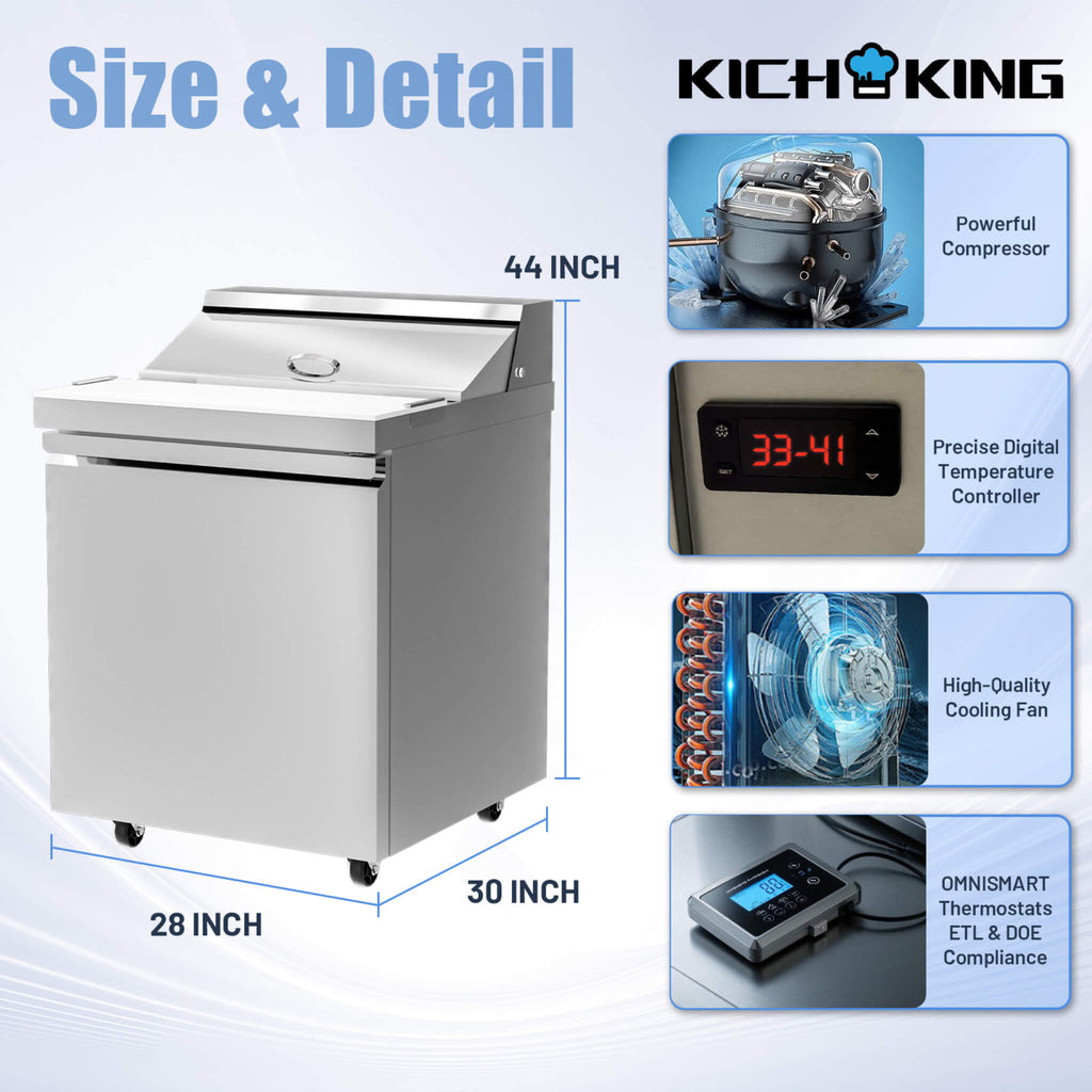 Commercial-Grade Ultra-Stainless-Steel Prep Table Heavy-Duty Unit | SAKSBY WHOLESALE