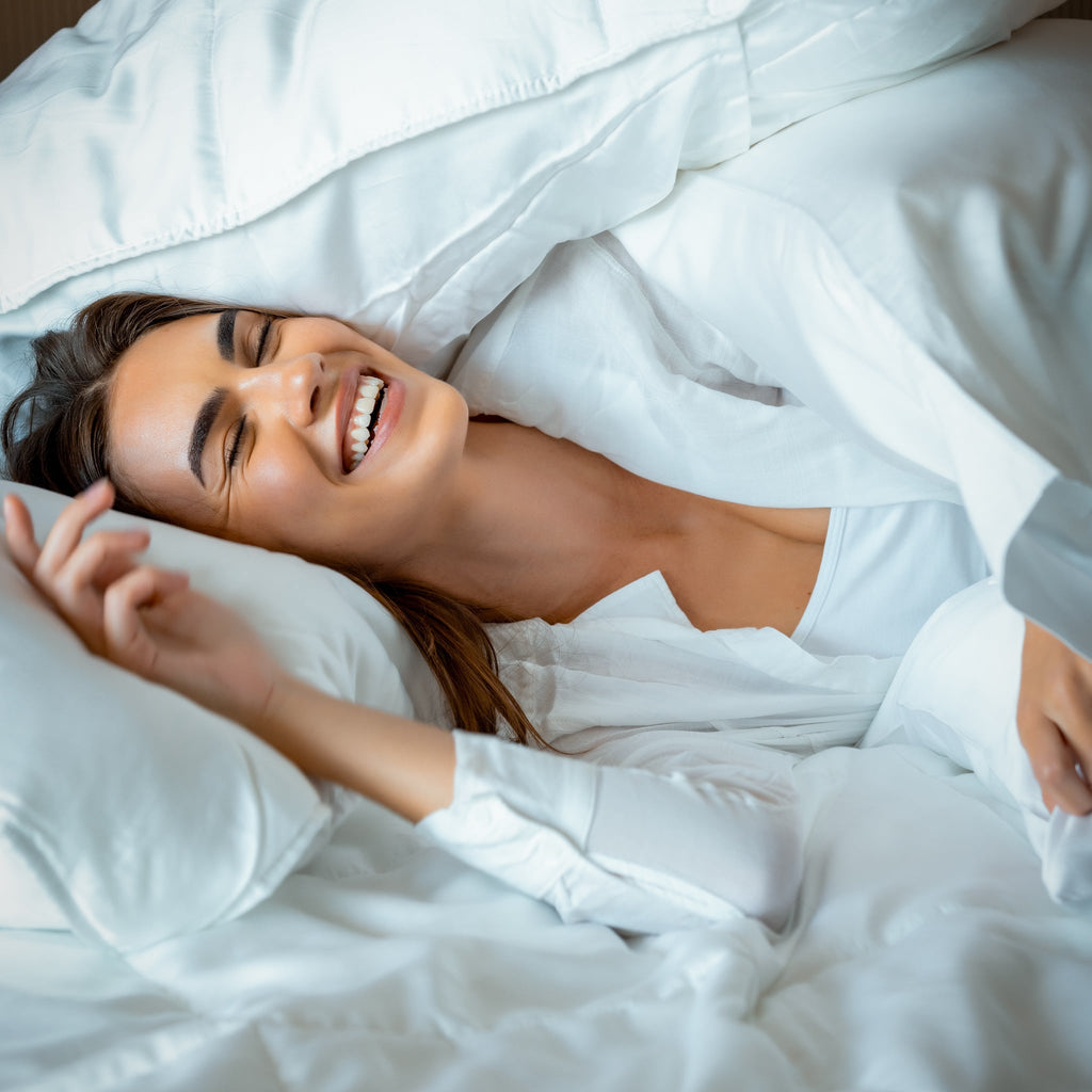 Eucalyptus Silk Cooling Comforter Set For All Season Comfort by ecobrands®