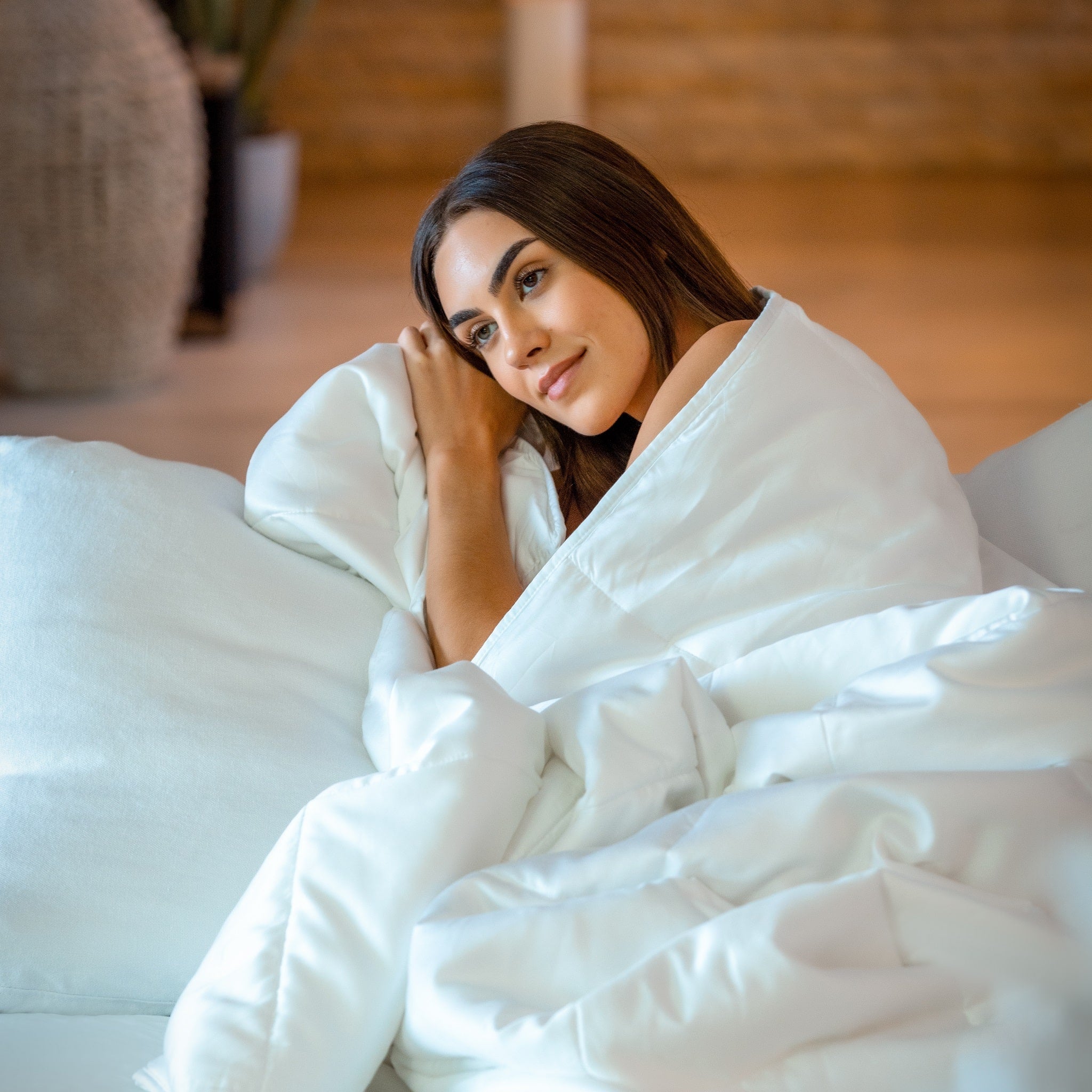 Eucalyptus Silk Cooling Comforter Set For All Season Comfort by ecobrands®