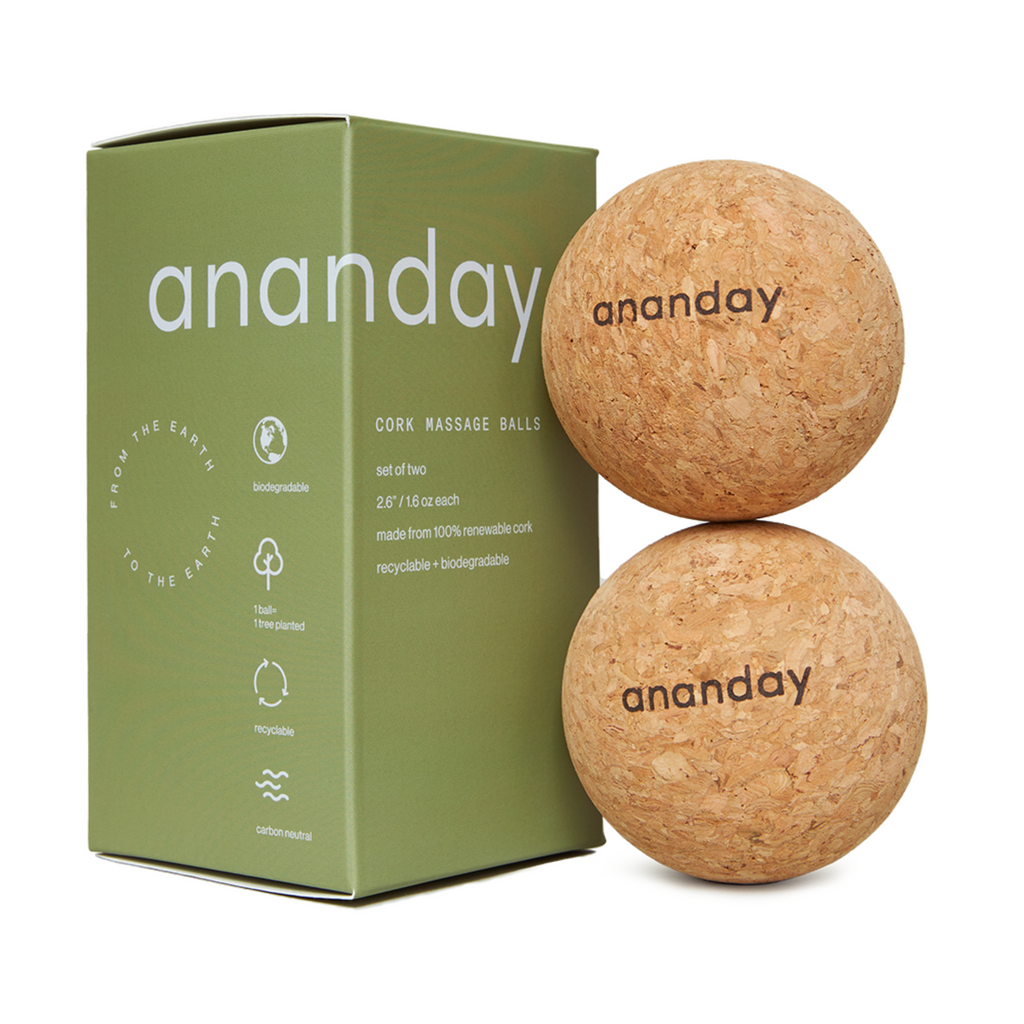 Cork Massage Ball Set by Ananday