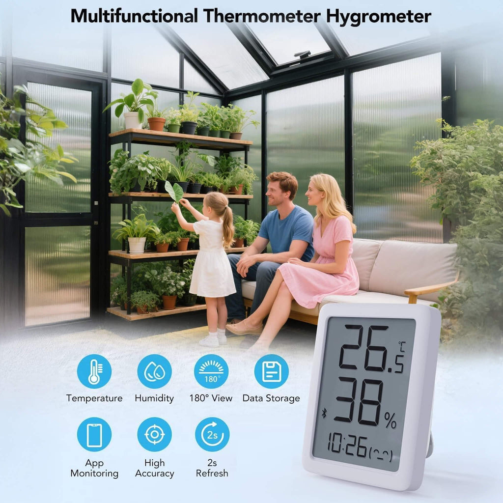 Corrosion-Resistant Aluminum Greenhouse Thermometer UV Protected | SAKSBY WHOLESALE