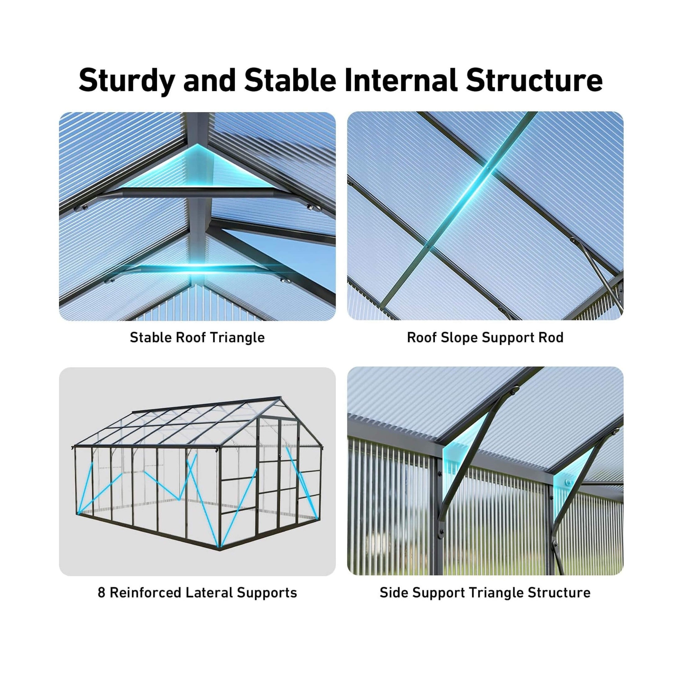 Corrosion-Resistant Aluminum Greenhouse Thermometer UV Protected | SAKSBY WHOLESALE
