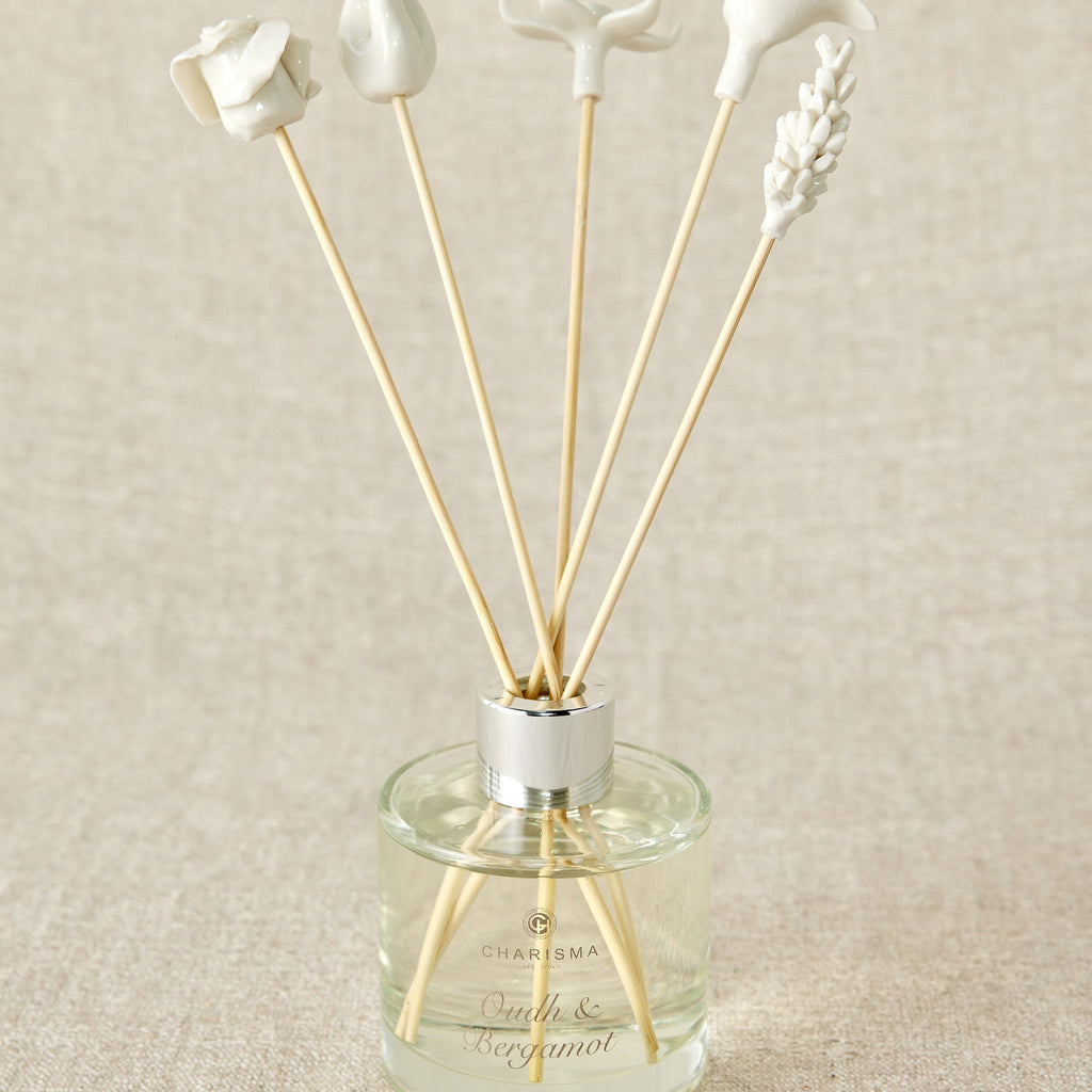 Country Flowers Bamboo Diffuser Sticks Set