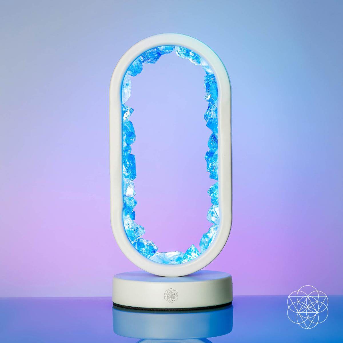 Crystal Clear Quartz Lamp With Remote | Conscious Items