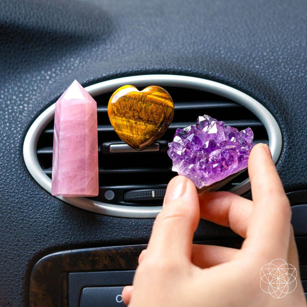 Crystal Quartz Car Kit Set Deluxe | Conscious Items