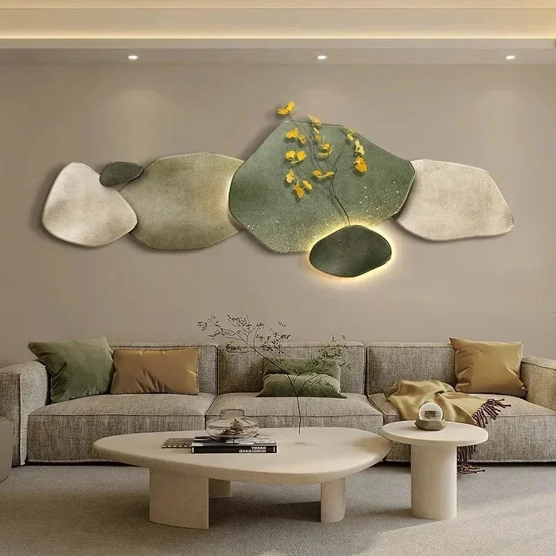 Crystal WallMounted Lamp 3D Nine Fish | Dlight Decor