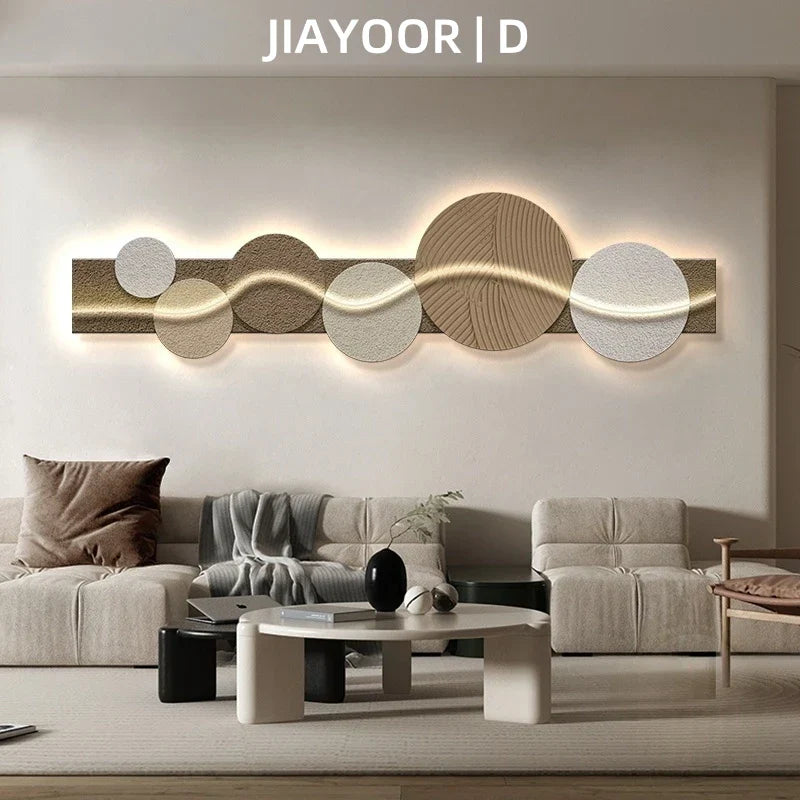 Crystal Wood Geometric Vintage Wall Light | Dlight Decor