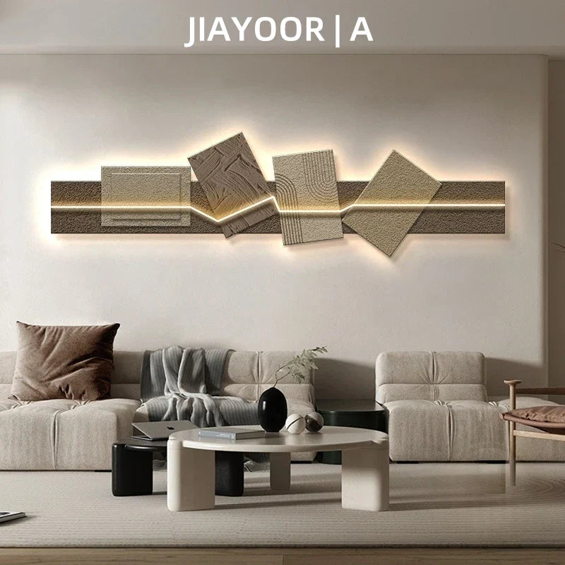 Crystal Wood Geometric Vintage Wall Light | Dlight Decor