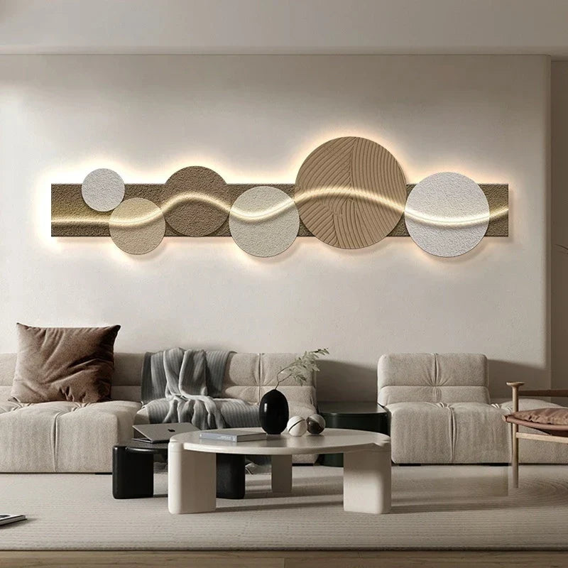 Crystal Wood Geometric Vintage Wall Light | Dlight Decor