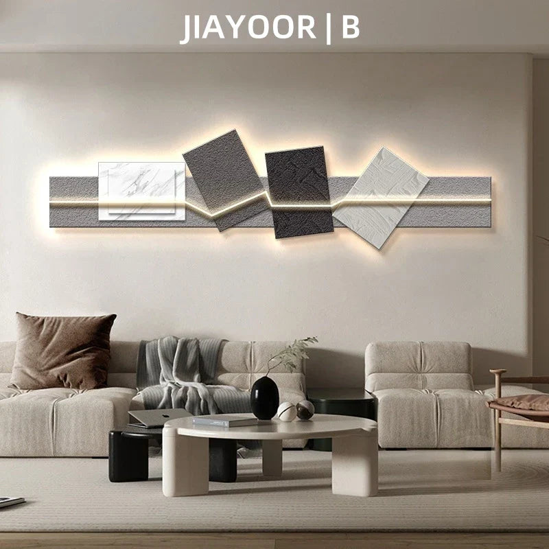 Crystal Wood Geometric Vintage Wall Light | Dlight Decor