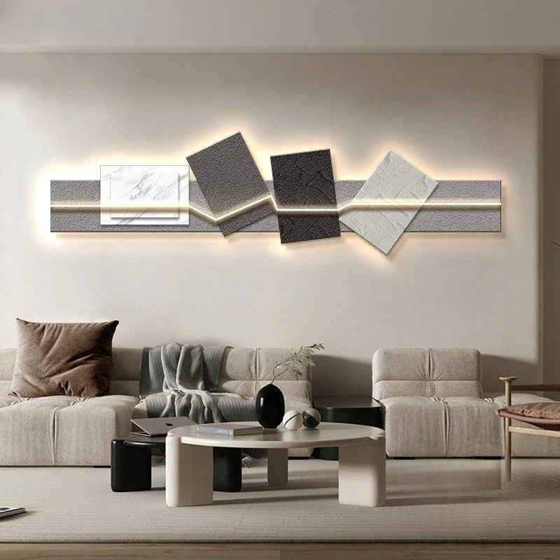 Crystal Wood Geometric Vintage Wall Light | Dlight Decor