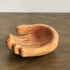 Cupped Hand Natural Eucalyptus Wood Bowl Sculpture