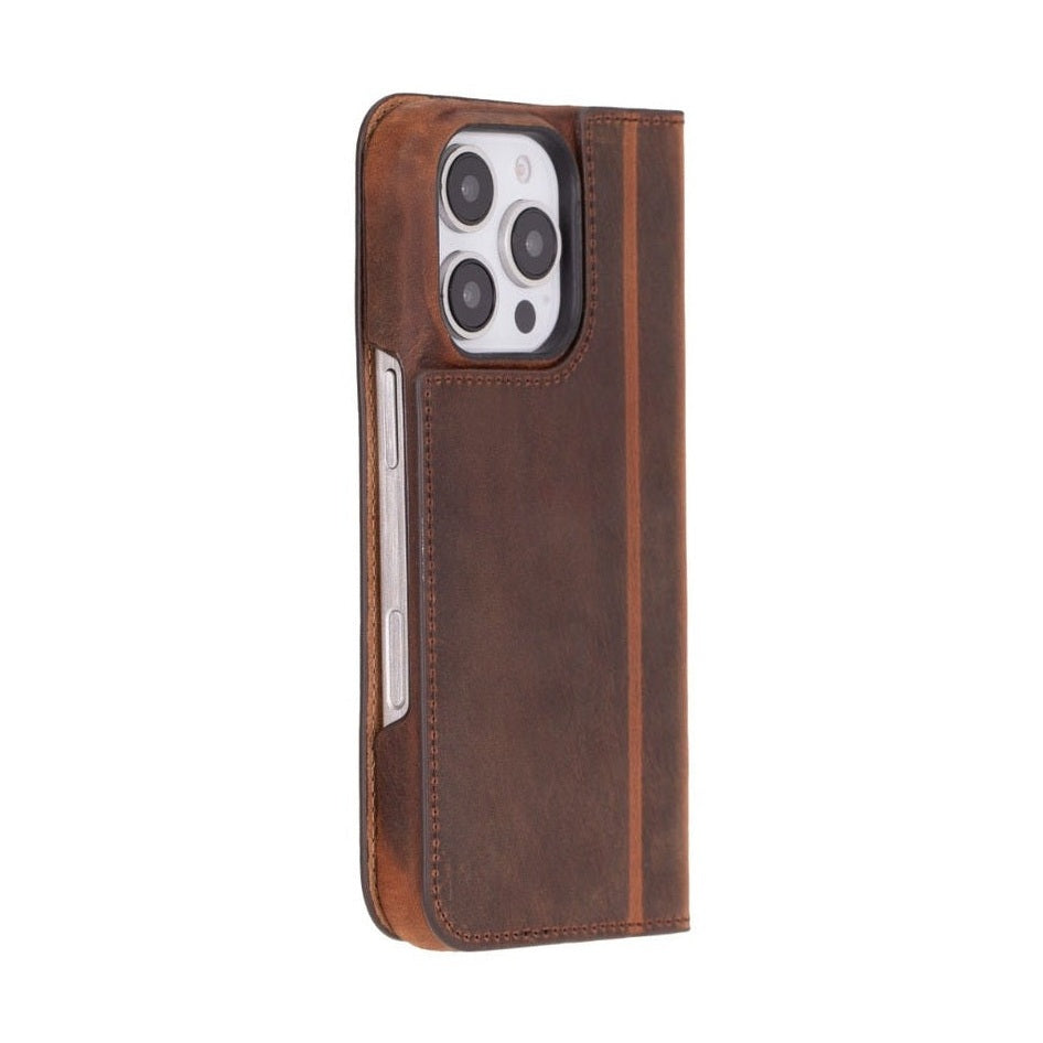 Decatur Leather iPhone 16 Pro Folio Case