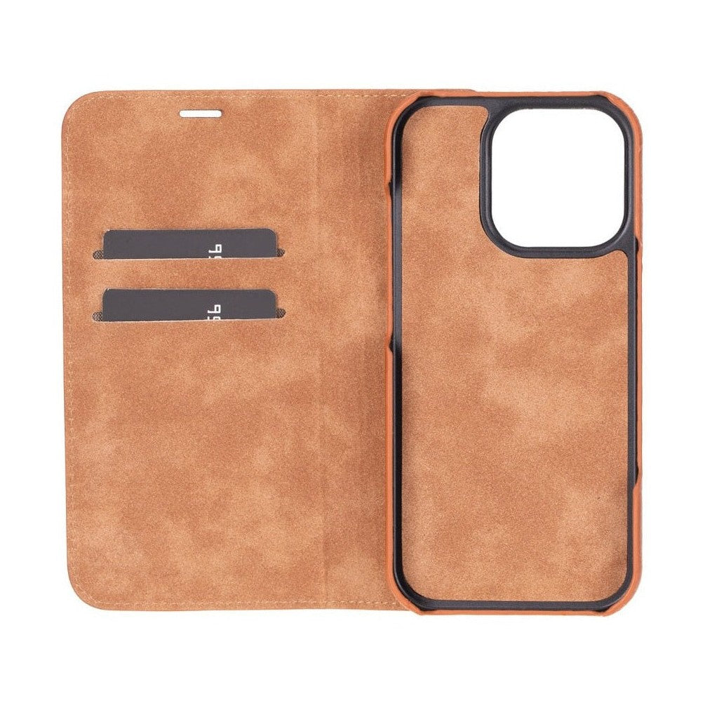 Decatur Leather iPhone 16 Pro Folio Case
