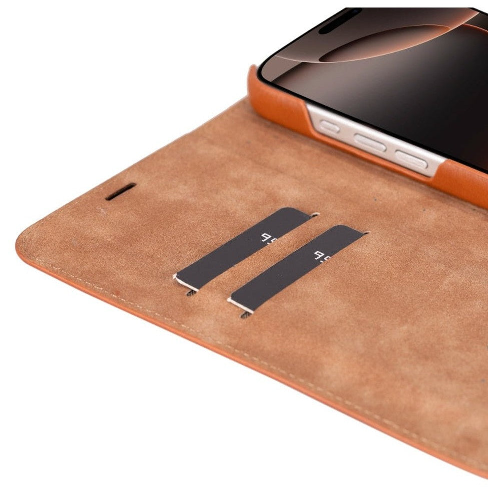 Decatur Leather iPhone 16 Pro Folio Case