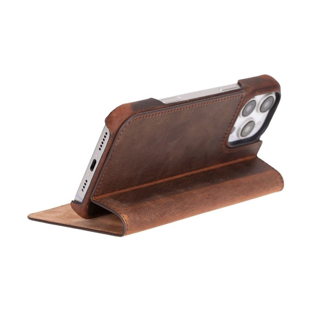 Decatur Leather iPhone 16 Pro Folio Case