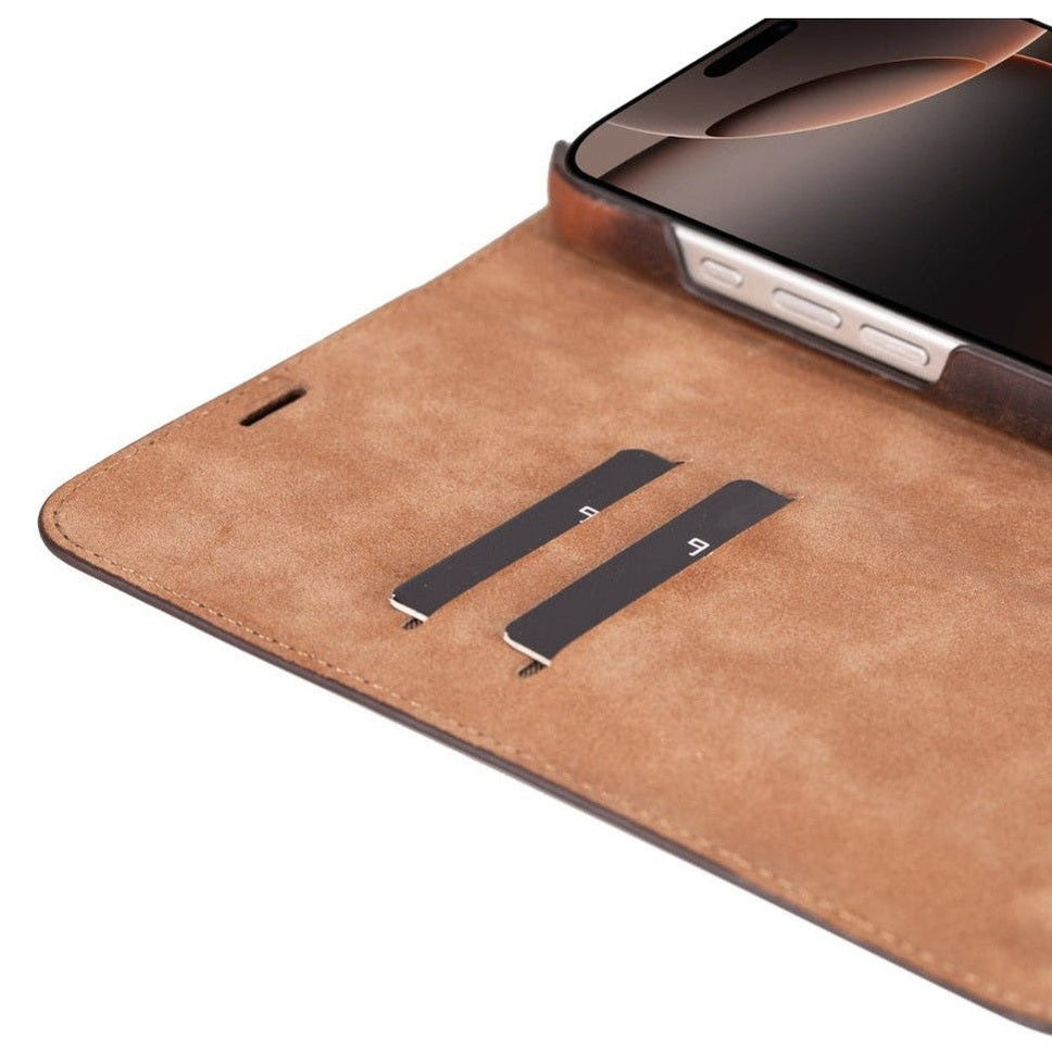 Decatur Leather iPhone 16 Pro Max Folio Case