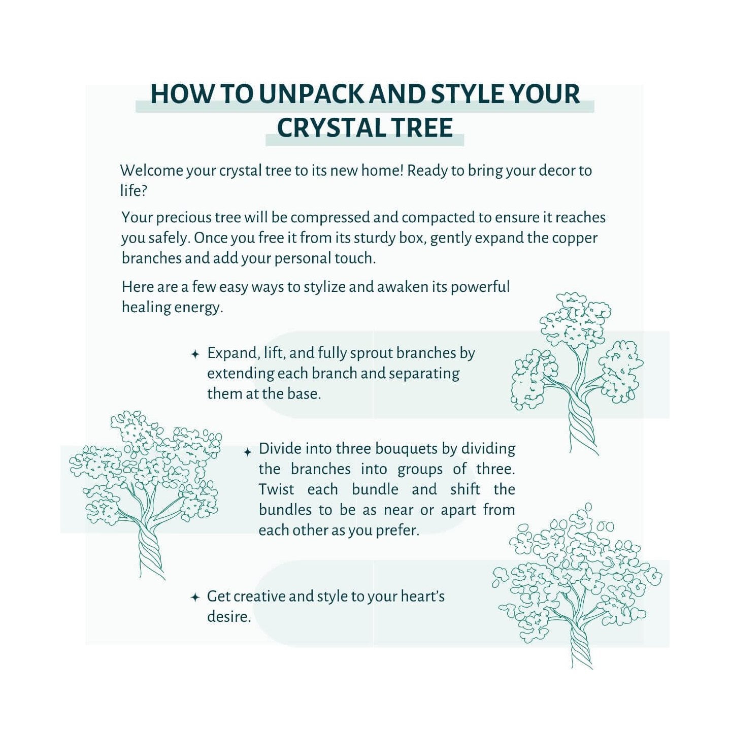 Delicate Rose Quartz Crystal Tree | Conscious Items