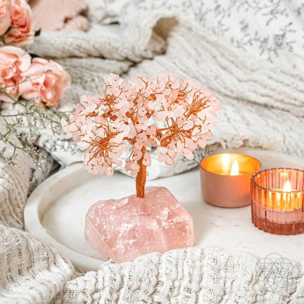 Delicate Rose Quartz Crystal Tree | Conscious Items