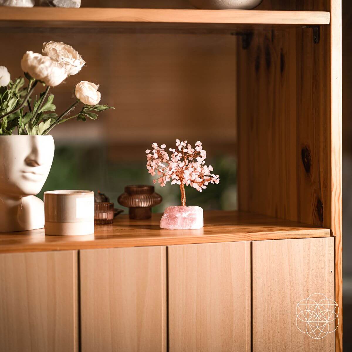 Delicate Rose Quartz Crystal Tree | Conscious Items