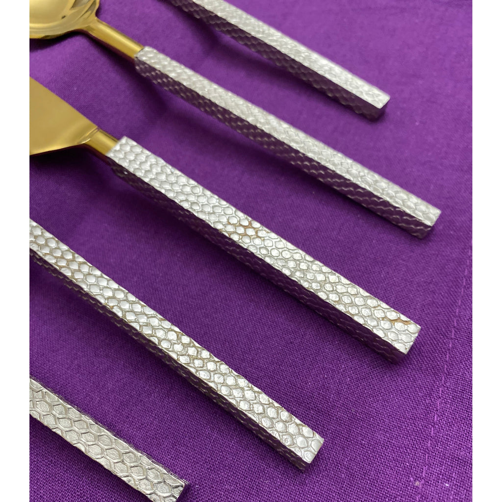 Designer Stainless Flatware Set Deluxe Elite | Vibhsa
