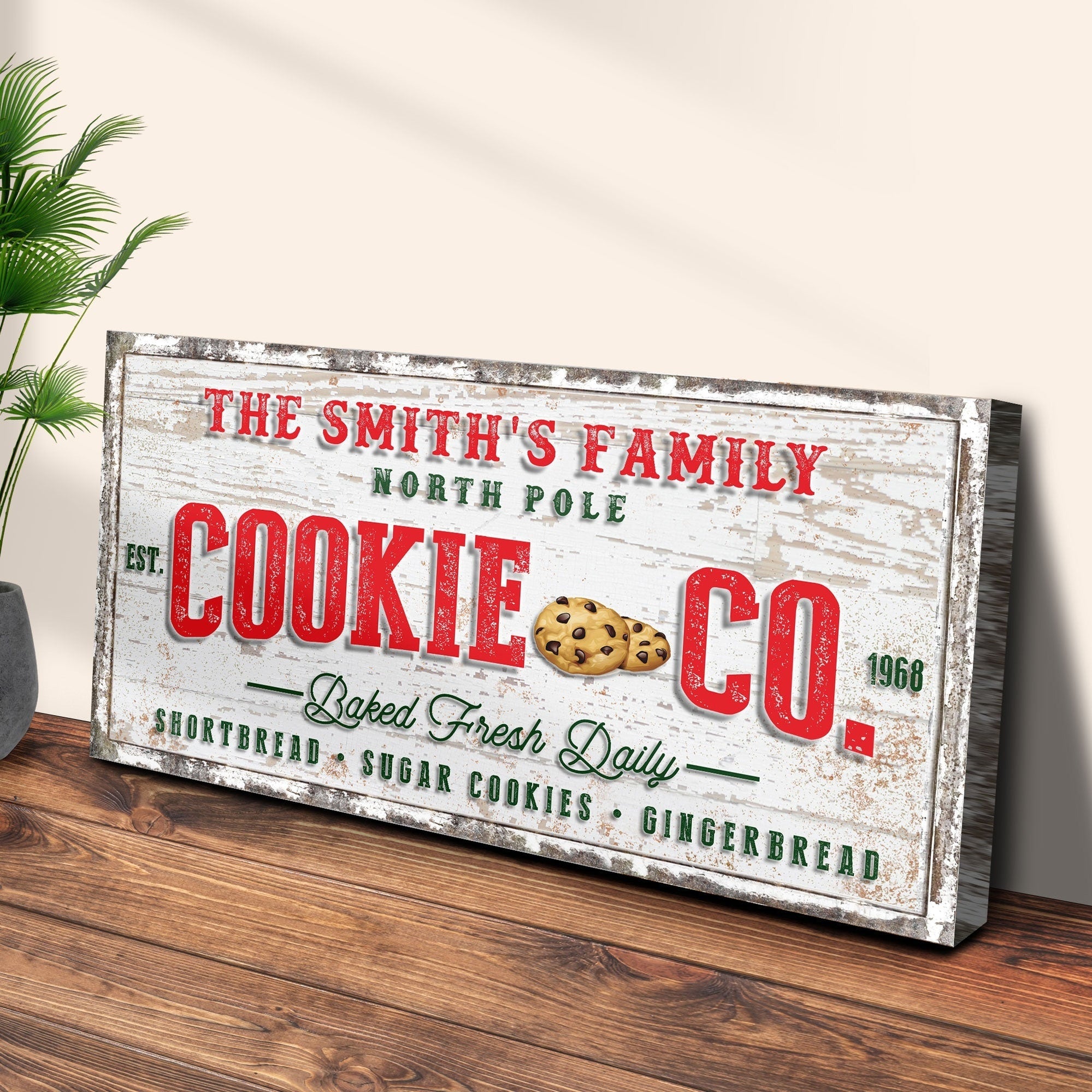 Distressed Wood Sign Personalized | Tailored Canvases