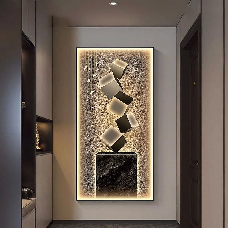 Dlight Decor Crystal Wall Art Glow Lamp for Interiors