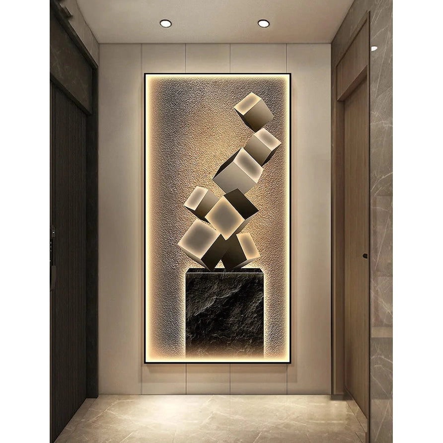 Dlight Decor Crystal Wall Art Glow Lamp for Interiors