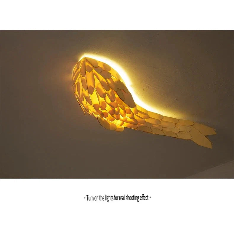 Dlight Decor Japanese Fish Wall Lamp Sculpture
