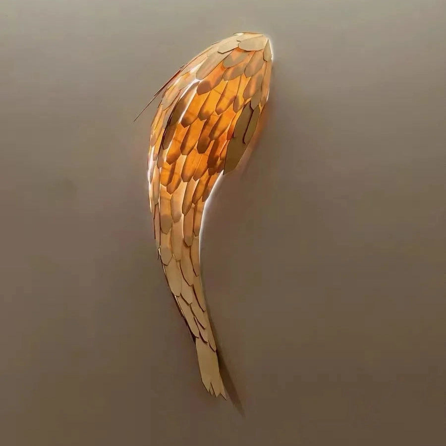 Dlight Decor Japanese Fish Wall Lamp Sculpture