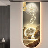 Dlight Decor Luminous Wall Clock with Elegant Glow