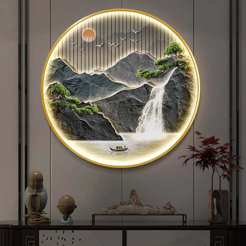 Dlight Decor Luxury Glow Round Wall Light for Interiors