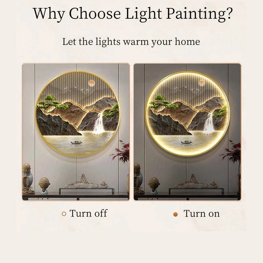 Dlight Decor Luxury Glow Round Wall Light for Interiors