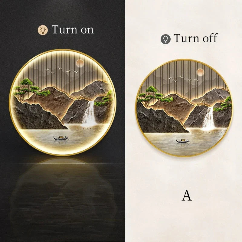 Dlight Decor Luxury Glow Round Wall Light for Interiors
