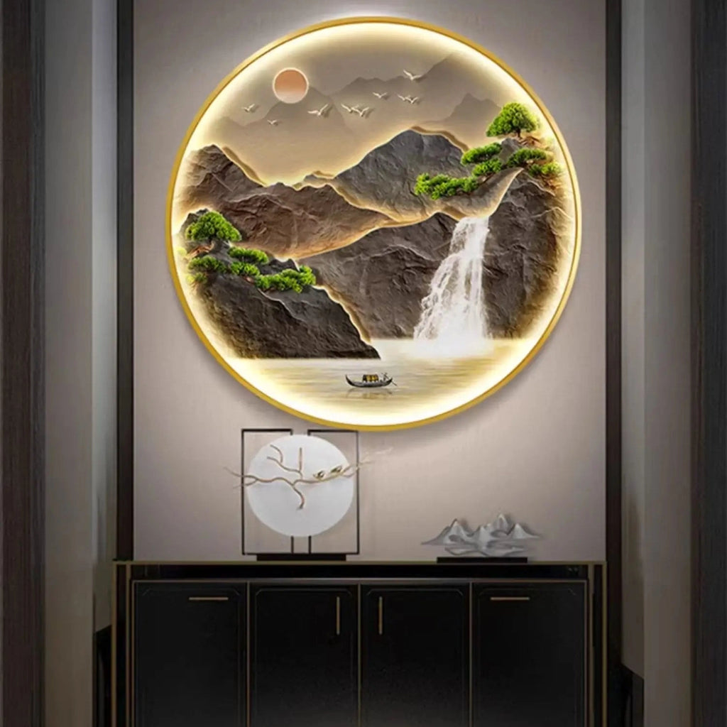 Dlight Decor Luxury Glow Round Wall Light for Interiors