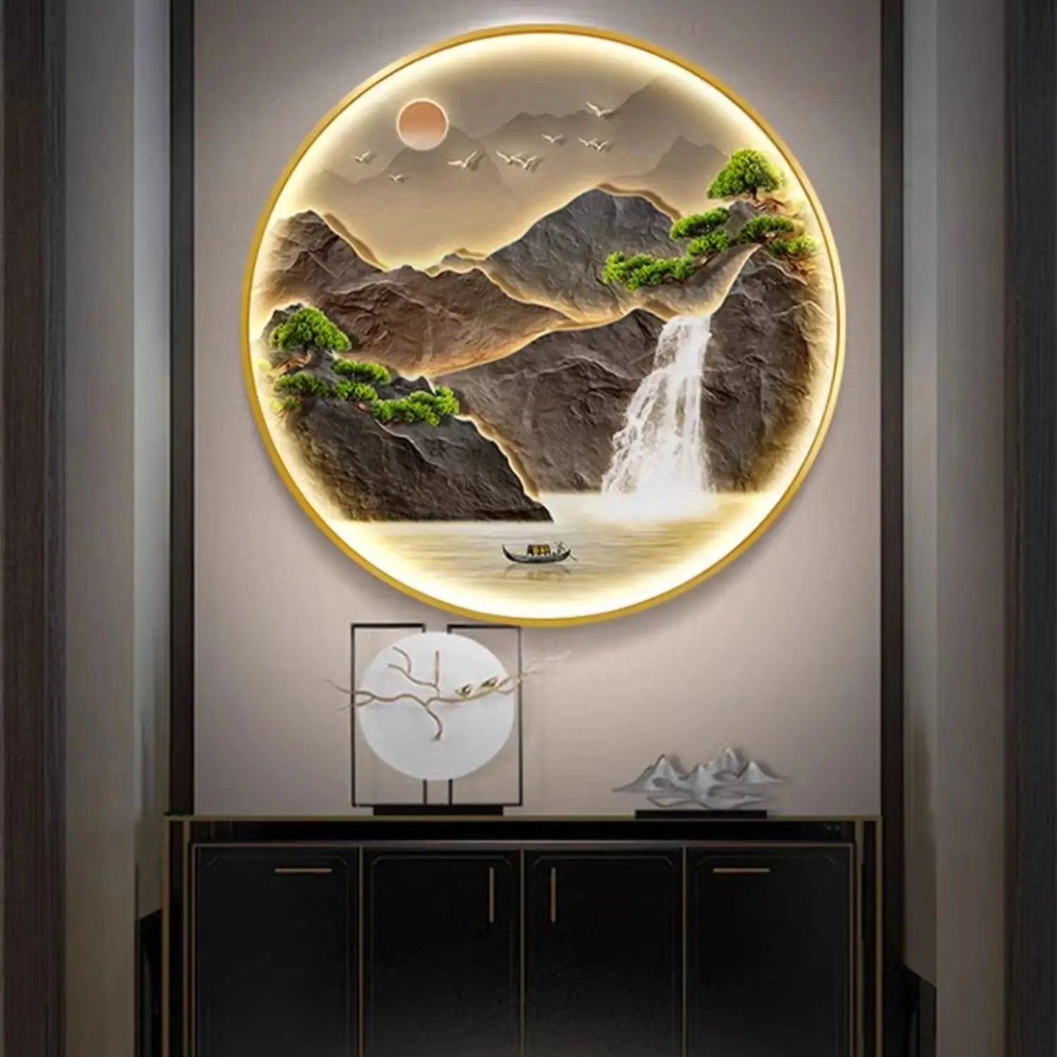 Dlight Decor Luxury Glow Round Wall Light for Interiors