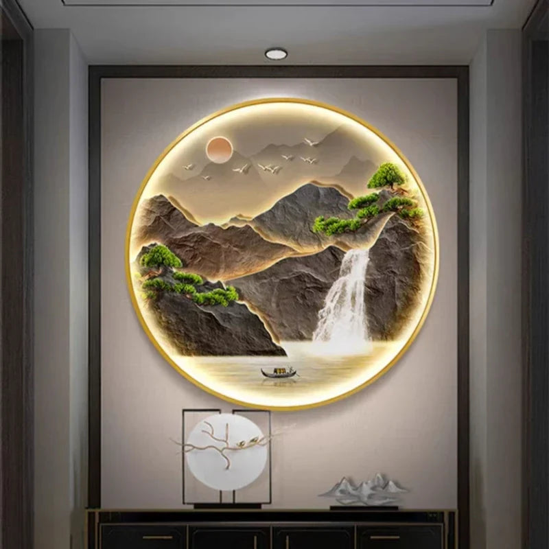Dlight Decor Luxury Glow Round Wall Light for Interiors