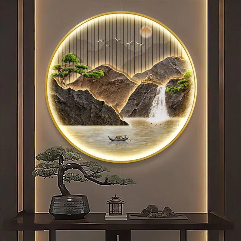 Dlight Decor Luxury Glow Round Wall Light for Interiors