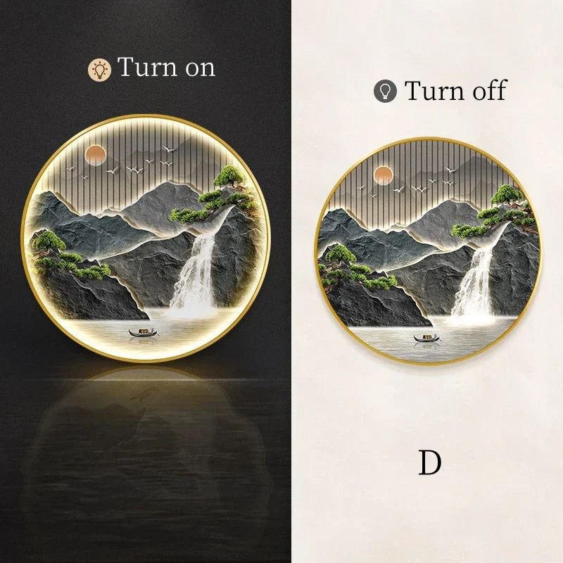 Dlight Decor Luxury Glow Round Wall Light for Interiors