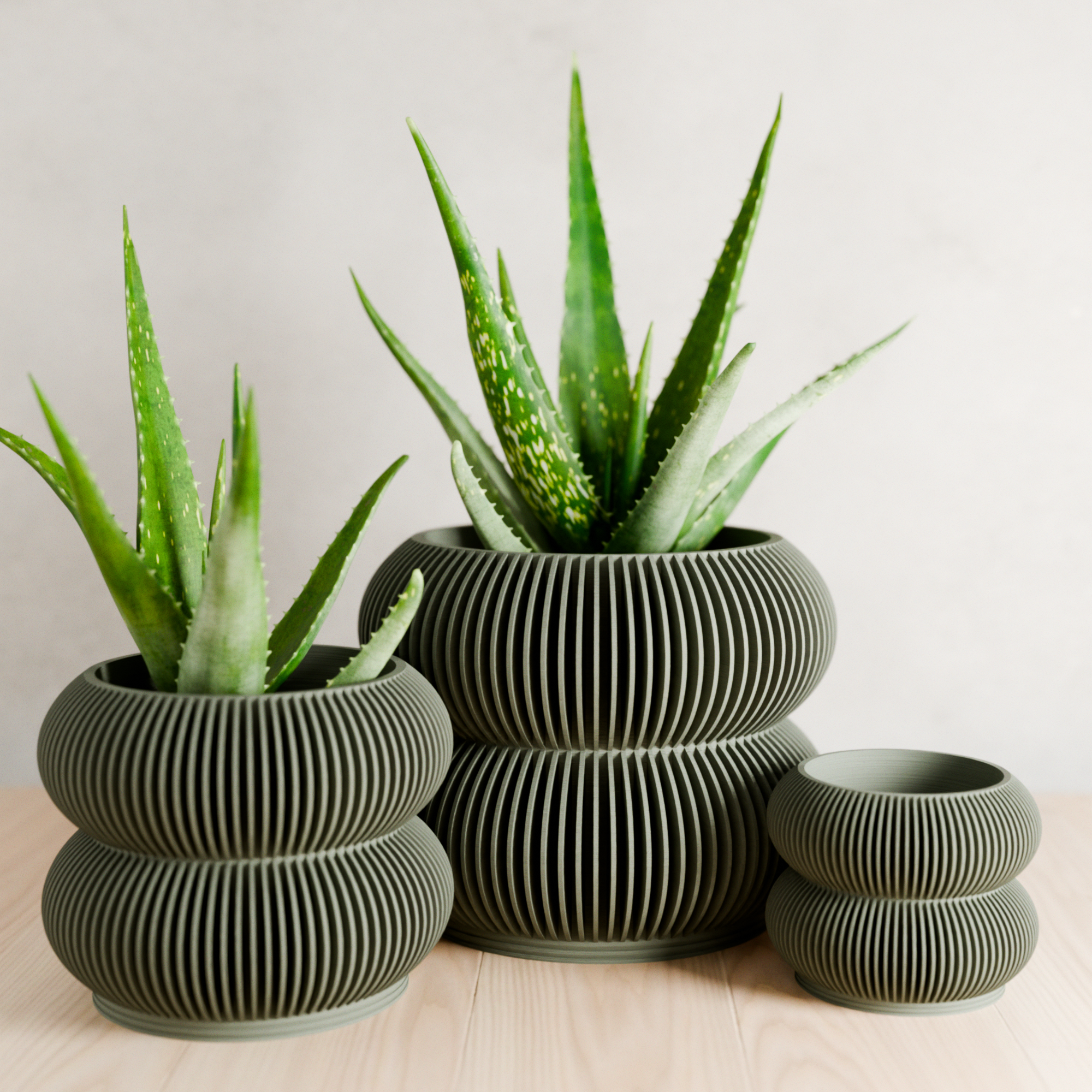 Double BUBBLES Planter