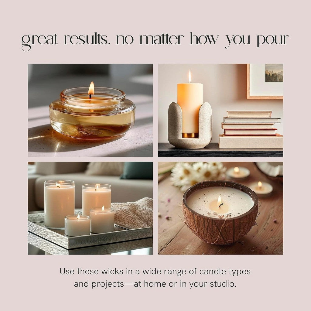 ECO Wicks, 6" Length Pack of 100