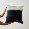 Eclipse Dip-Dyed Organic Wool Throw Pillow