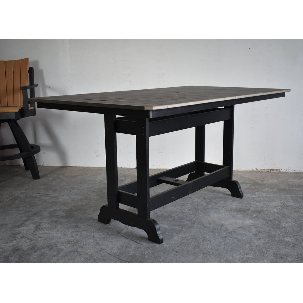 Eco Poly Rectangular Patio Table | Durable Weather Resistant Outdoor Use by Dutch Country Patio, LLC